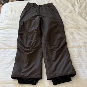 Brown Cargo Snow Pants